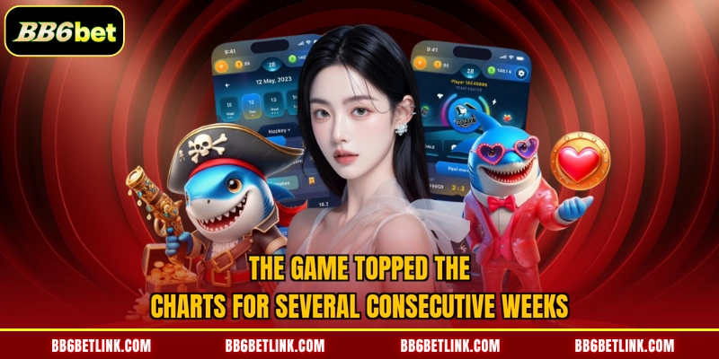 The game topped the charts for several consecutive weeks